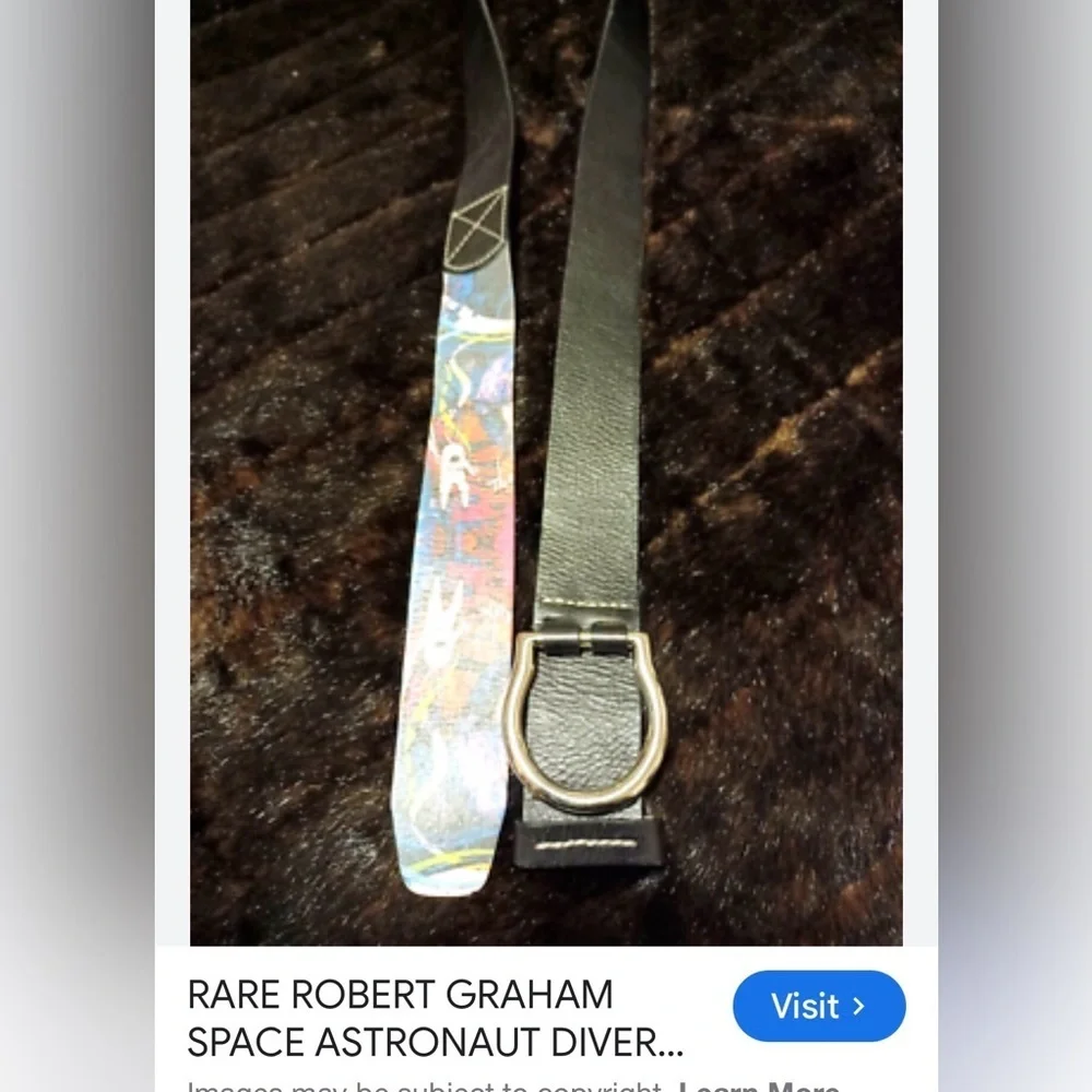 Rare Robert Graham Space Astronaut Diver Robot Belt